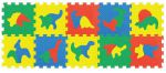 SMILY MATA PIANKOWA - PUZZLE ZWIERZĘTA 32x32 cm DINOZAURY 1021B3 puzzle piankowe